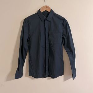 Lululemon long sleeve dress shirt dark blue